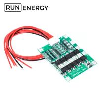 Плата Run Energy защиты li-ion аккумуляторов BMS 4S 30A с кабелем (X-HX0367B)