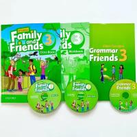 Family and Friends 3 (2nd edition). Полный комплект: Class Book + Workbook + Grammar friends 3 + CD