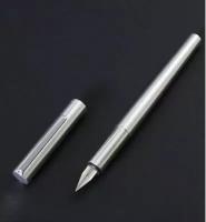 Перьевая ручка 35 корпус нержавеющая сталь. Китай. Перо EF (0.38 мм). Заправка поршнем