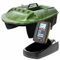 Кораблик для прикормки Carpboat scata+эхолот TF-640 GPS