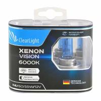 Лампа галогенная CLEARLIGHT XENONVISION 12V H4 60/55W 2 шт MLH4XV