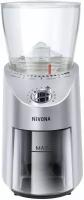 Кофемолка Nivona CafeGrano NICG 130, мощность 100 Вт, конические жернова из закалённой стали, 16 степеней помола, возможность непрерывной настройки, дозатор от 1 до 10 чашек, серебристый