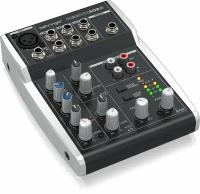 Behringer Xenyx 502S микшерный пульт, 5 входов, 2 шины выходов, предусилители XENYX