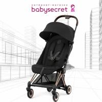 Прогулочная коляска Cybex Coya Sepia Black на шасси Rosegold