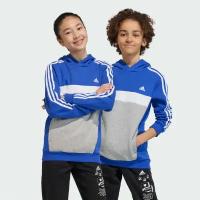 Худи adidas, размер 9-10,, белый, серый