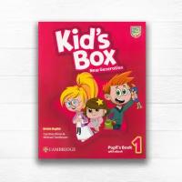 Kid's Box New Generation 1 Полный комплект Pipil's Book + Activity Book + Home Booklet + CD