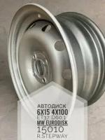 Автодиск 6x15 4x100 ET37 D60.1 MW Eurodisk 15010 R.Stepway серебристый