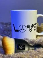Подарочный набор автолюбителю марки Мерседес- щетка и кружка Mercedes