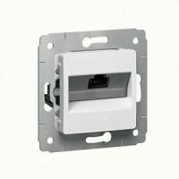 Розетка компьютерная RJ45 UTP кат.6. Белый. Legrand Cariva 773641