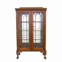 Витрина в стиле Chippendale из красного дерева (mahogany wood)