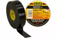 3М Scotch Super 33+ изоляционная лента высшего класса, 19мм х 20м х 0,18мм 7000042541