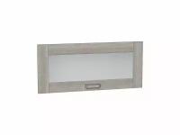 Фасад кухонного шкафа (дверца) со стекломП Лофт White Matrix 35.80