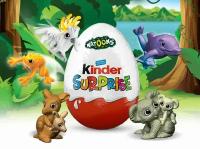 Шоколадное яйцо Kinder Сюрприз Natoons с игрушкой 20 г