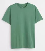 Футболка H&M для мужчин, цвет Зеленый, размер S
