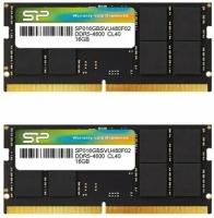 Модуль памяти Silicon Power 32GB 4800МГц DDR5 CL40 SODIMM (KIT of 2) 2Gx8 SR