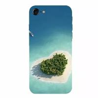 Чехол силиконовый для iPhone 7/8/SE (2020), HOCO, с дизайном остров