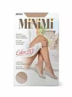 Капроновые носки Eden 20 den 1 пара MiNiMi, 0 (one size), caramello