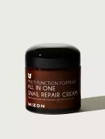 Mizon Крем для лица All in One Snail Repair Cream с муцином улитки, 75 мл