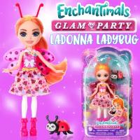Кукла Enchantimals Glam Party Божья коровка (HNT57) - Ladonna LadyBug and Waft