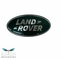 Эмблема зелёная LAND ROVER 86 мм для RANGE ROVER овальная