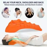 Выпрямитель для шеи и плеч, массажная подушка для затылочного высвобождения