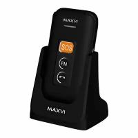 Телефон MAXVI E5, 2 SIM, черный