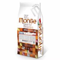 Monge Dog PFB Specialty Monoprotein Mini 27/14 сухой корм для взрослых собак мелких пород с лососем - 15 кг