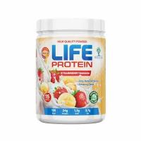 LIFE Protein 450 gr, 15 порции(й), клубника банан