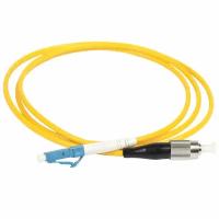 Патч-корд оптический (optic patch cord) LC/UPC-FC/UPC одномодовый (singlemode, sm) 2 метр