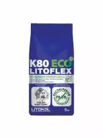 Клей для плитки LITOKOL LitoFlex К80 ECO (класс C2E) 5