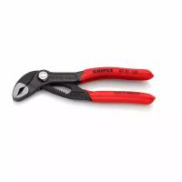 Клещи переставные с фиксатором KNIPEX COBRA 125 мм, обливные рукоятки KN-8701125