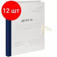 OfficeSpace папка архивная для переплета "Форма 21", с гребешками, 4 отверстия, с завязками, 50 мм