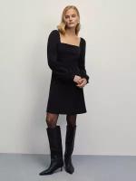 Zarina Платье с длинным рукавом, цвет Черный, размер S (RU 44), 4123002502-50