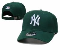 Бейсболка NY, размер 55/60, зеленый