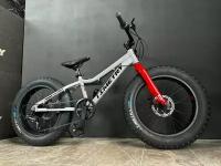 Велосипед фэтбайк Fatbike Time Try TT215/7s 20" Алюминиевая рама 12", серый