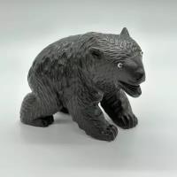 Статуэтка "Медведь", дерево, композитный материал, резьба, Китай, 1950-1980 гг
