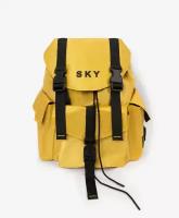 Яркий плащевой рюкзак с контрастными элементами Gulliver, размер one size, мод. 12406BMA2100