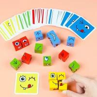 Развивающая игра мини Кубики Эмоции с карточками