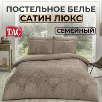 Постельное белье Семейное Сатин Люкс TAC Elegance Romaine, Наволочки 50х70