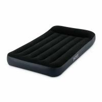 Кровать надувная INTEX 64146NP DURA-BEAM PILLOW REST CLASSIC, встроенный насос 220В, 99x191x25 см