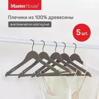 Набор плечиков деревянных для одежды 5 шт. Патрисия Master House 44 см