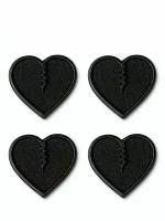 Наклейка на сноуборд CRABGRAB Mini Hearts Black