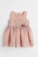 Платье H&M для девочек, цвет Розовый; размер 92