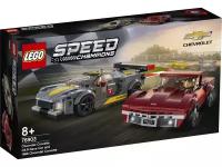 Конструктор LEGO Гоночный автомобиль Chevrolet Corvette C8.R и Chevrolet Corvette 1969 года выпуска Speed Champions (76903)