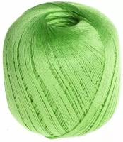 Семеновская пряжа Lily (Лилия), 1 шт, цвет: светлая зелень 0086, 100% хлопок 392 м 100 гр