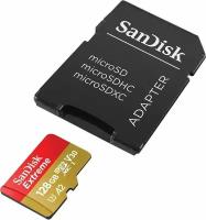 Карта памяти 128Gb MicroSD SanDisk Extreme Class 10 + адаптер (SDSQXA1-128G-GN6MA)