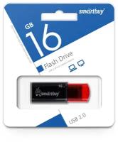 Флеш-накопитель USB 2.0 Smartbuy 16GB Click Black-Red (SB16GBCl-K)