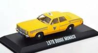 DODGE Monaco Taxi "City Cab Co." 1978 (из к/ф "Рокки III"), масштабная модель автомобиля коллекционная