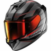 Мотошлем интеграл Shark D-SKWAL 3 SIZLER Black/Anthracite/Red, S