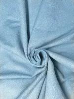 Детский наматрасник непромокаемый 90х190 голубой на резинке с бортом, простыня водонепроницаемая, пеленка многоразовая, клеенка в детскую кроватку